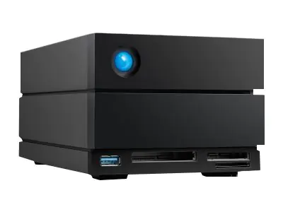 LaCie 2big Dock STLG20000400 - Festplatten-Array - 20 TB - 2 Schächte (SATA-600)