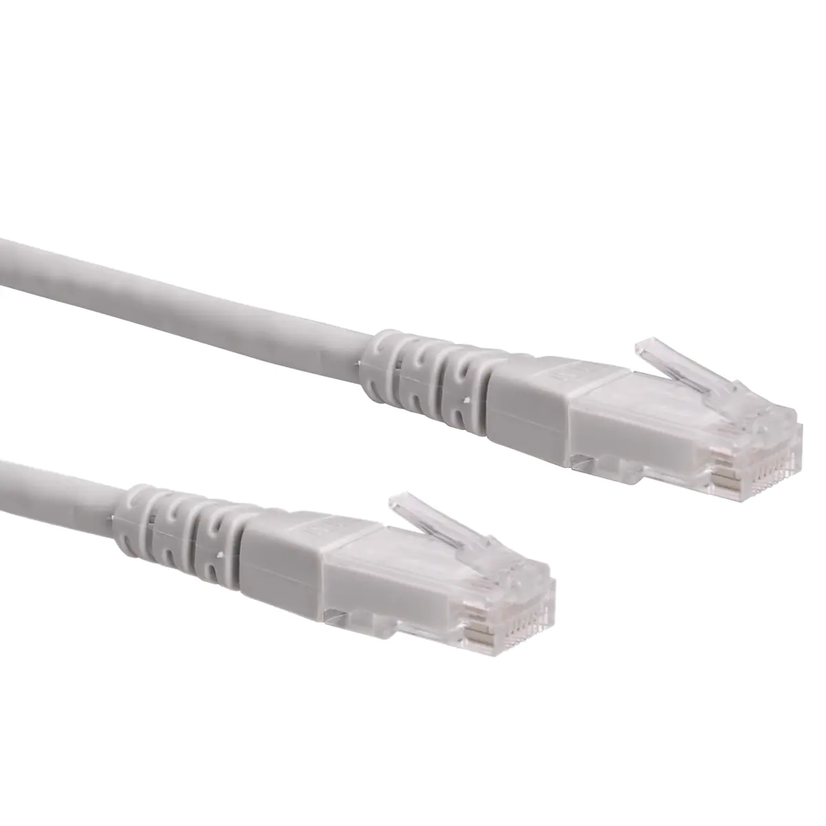 Roline - Patch-Kabel - RJ-45 (M) zu RJ-45 (M) - 2 m - UTP - CAT 6 - Grau