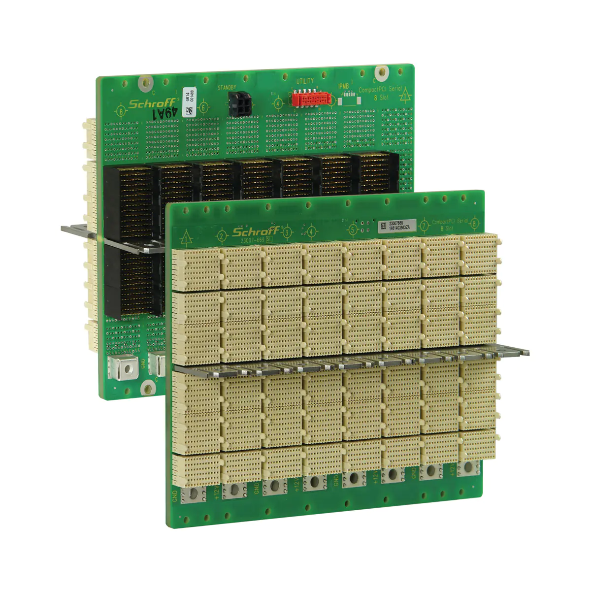 SCHROFF 23007668 19 Zoll CPCI Serielle Backplane - Rack-Zubehör