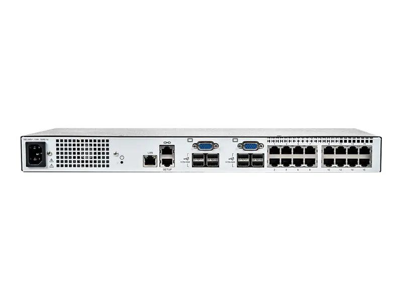 Avocent AutoView AV3216 - KVM-Switch - 16 x KVM port(s) - 2 lokale Benutzer - 1 IP-Benutzer - an Rack montierbar