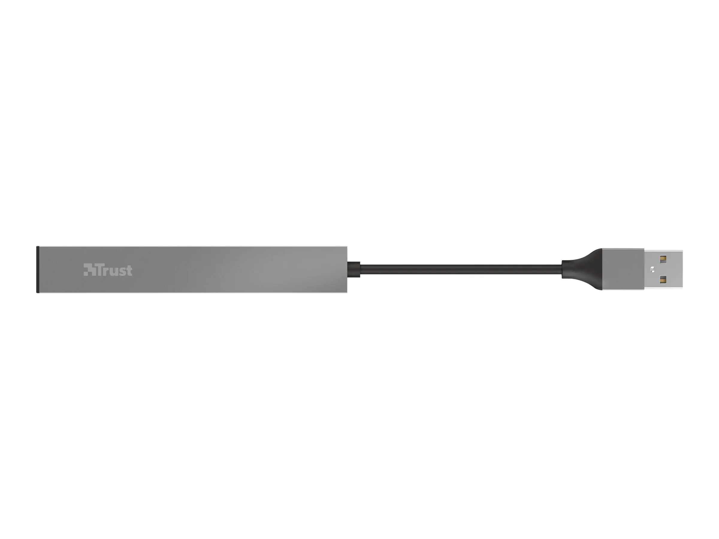 Trust Halyx Aluminium 4-Port Mini USB Hub - Hub