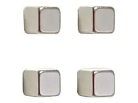 Franken Magnet Würfel HMN1010 10x10mm silber 4 St,./Pack.
