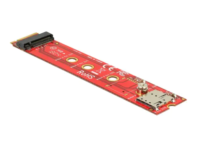Delock Adapter M.2 key B male > M.2 key B slot port saver + Nano SIM slot - Speicher-Controller - M.2 Card - M.2 Card