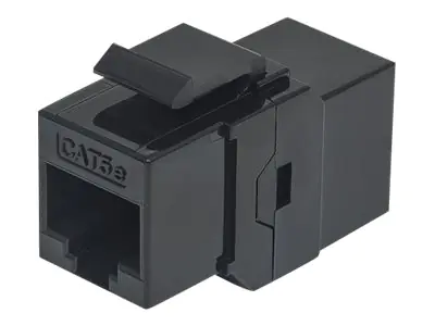 Manhattan Keystone-Koppler CAT 5e 504775 Schwarz