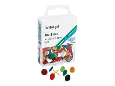 WEDO Reißnägel - 10 mm Kopfdurchmesser - diverse