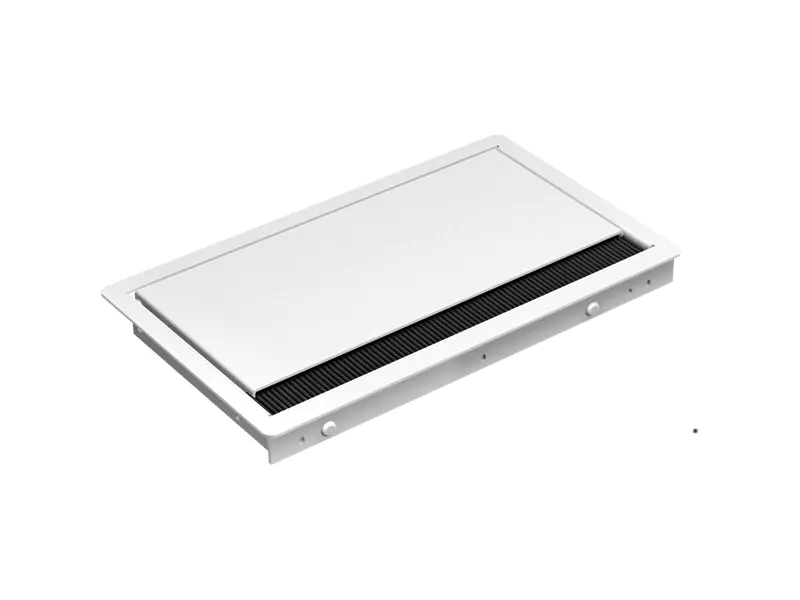 Bachmann CONI COVER short - Steckdosenleiste für bündige Montage - Tisch montierbar - RAL 9010, Satin White Bachmann CONI COVER short - Steckdosenleiste für bündige Montage - Tisch montierbar - RAL 9010, Satin White