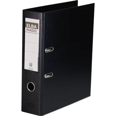 ELBA Rado Plast, A4, Schwarz, 500 Blätter, 80 mm, 1 Stück(e) 100022631