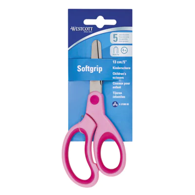 Westcott Bastelschere Kids 130mm Stahl pink