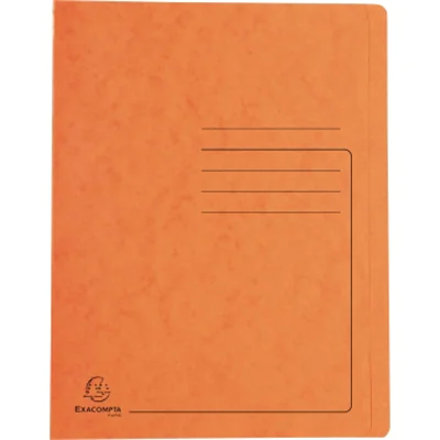 Exacompta 39994E, Präsentationsmappe, A4, Pressspan, Orange, Porträt, 350 Blätter