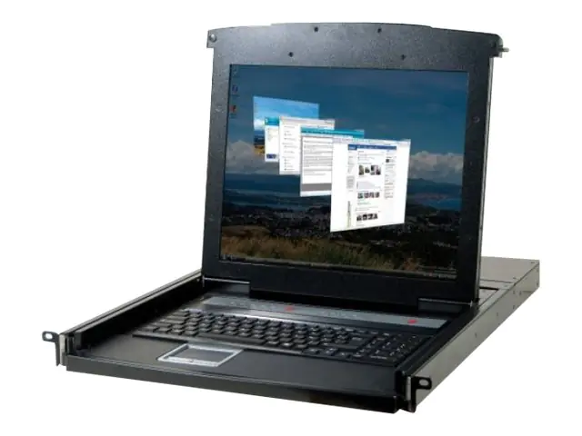 DEXLAN KVM-Konsole - PS/2, USB - AZERTY - 43.2 cm (17")