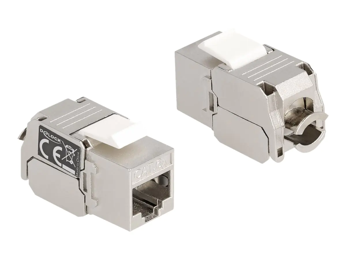 Delock Keystone Jack - CAT 6a - RJ-45, LSA