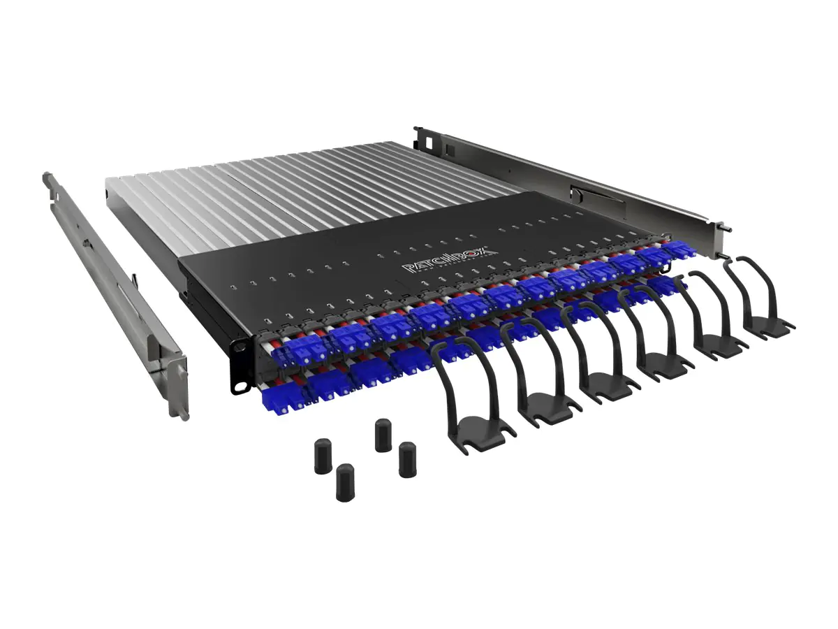 PATCHBOX PLUS+ SYSTEM OS2 LC-SC - Rack - Kabelführungssatz - 1U - 48.3 cm (19") P60SMAOS21224Y