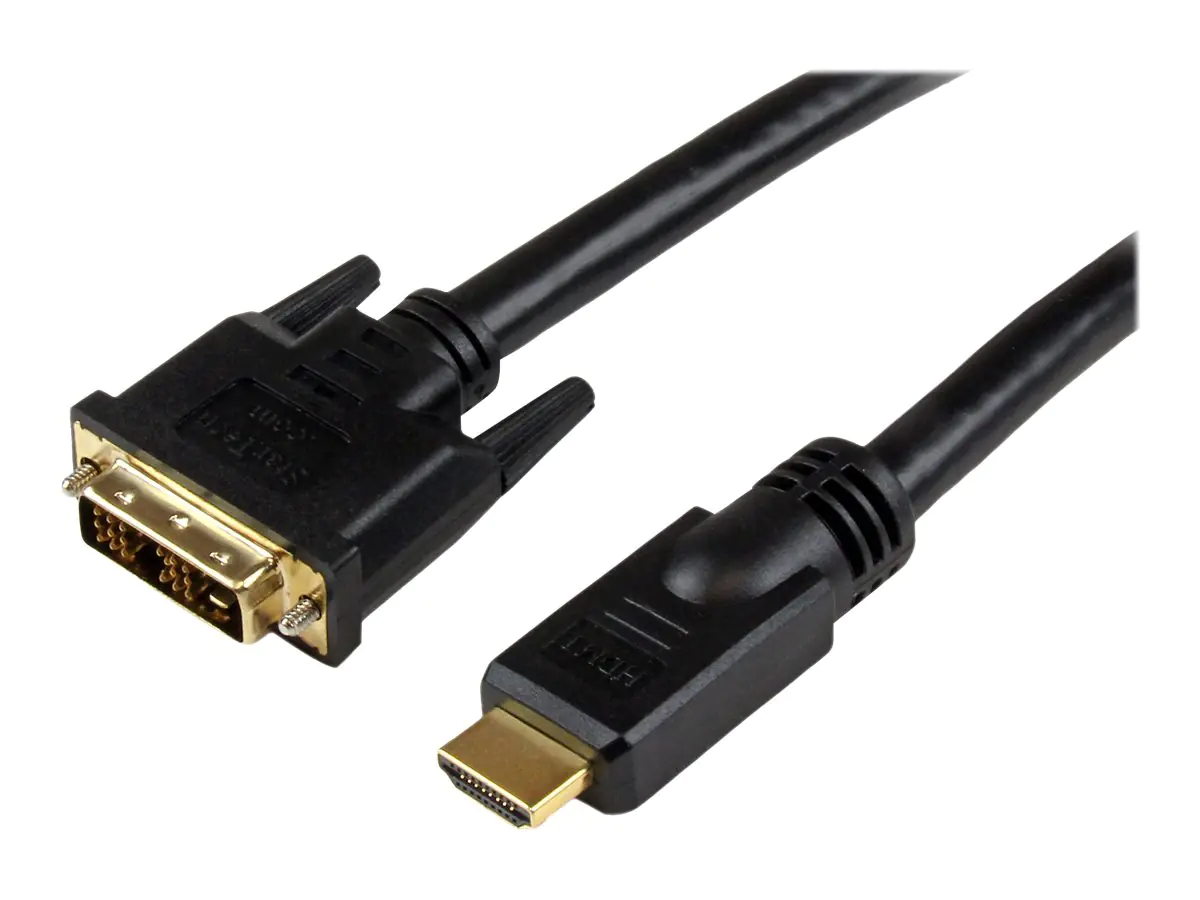 StarTech.com HDMI auf DVI-D Kabel 5m (Stecker/Stecker) HDDVIMM5M