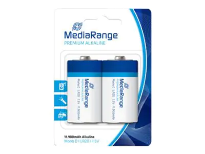 MediaRange Premium MRBAT109 - Batterie 2 x D - Alkalisch - 11900 mAh MediaRange Premium MRBAT109 - Batterie 2 x D - Alkalisch - 11900 mAh