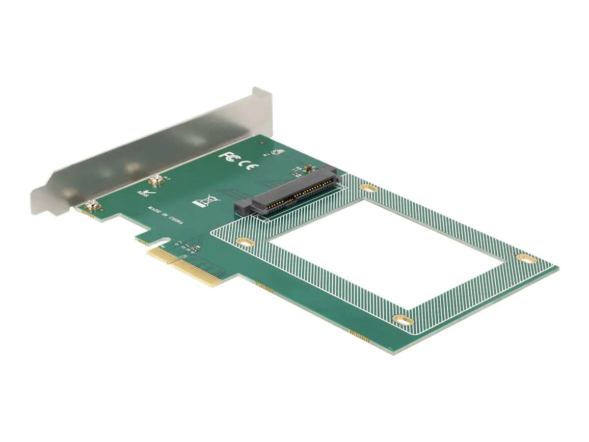Delock - Speicher-Controller - 2.5" (6.4 cm) - 1 Sender/Kanal - NVMe - PCIe 4.0 x4