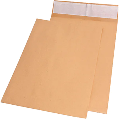 MAILmedia Faltentasche DIN E4 280 x 400 mm (B x H) ohne Fenster 140g/m² mit Haftklebung Natronpapier braun 100 St./Pack. MAILmedia Faltentasche DIN E4 280 x 400 mm (B x H) ohne Fenster 140g/m² mit Haftklebung Natronpapier braun 100 St./Pack.