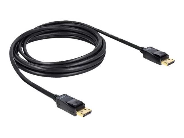 Delock - DisplayPort-Kabel - DisplayPort (M) zu DisplayPort (M) - 3 m - Schwarz Delock - DisplayPort-Kabel - DisplayPort (M) zu DisplayPort (M) - 3 m - Schwarz