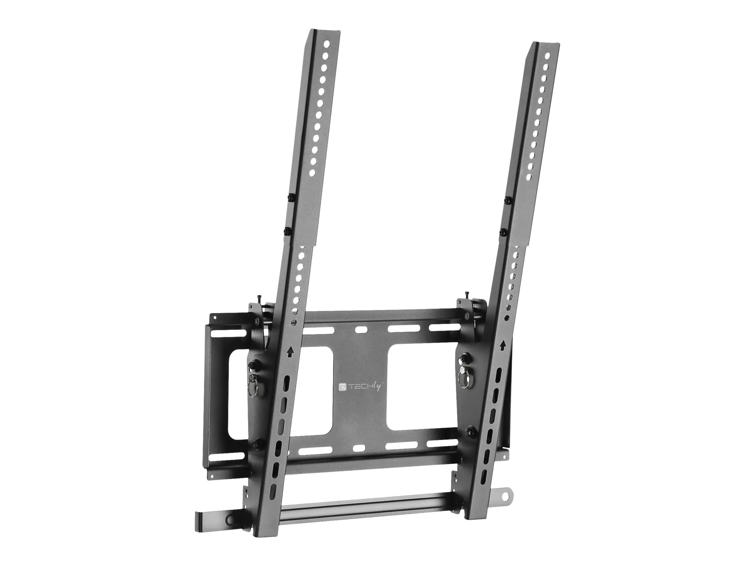 TECHly - Befestigungskit (Wandmontage) - Hochformat neigbar - für LCD-Display - Schwarz - Bildschirmgröße: 101.6-139.7 cm (40"-55")