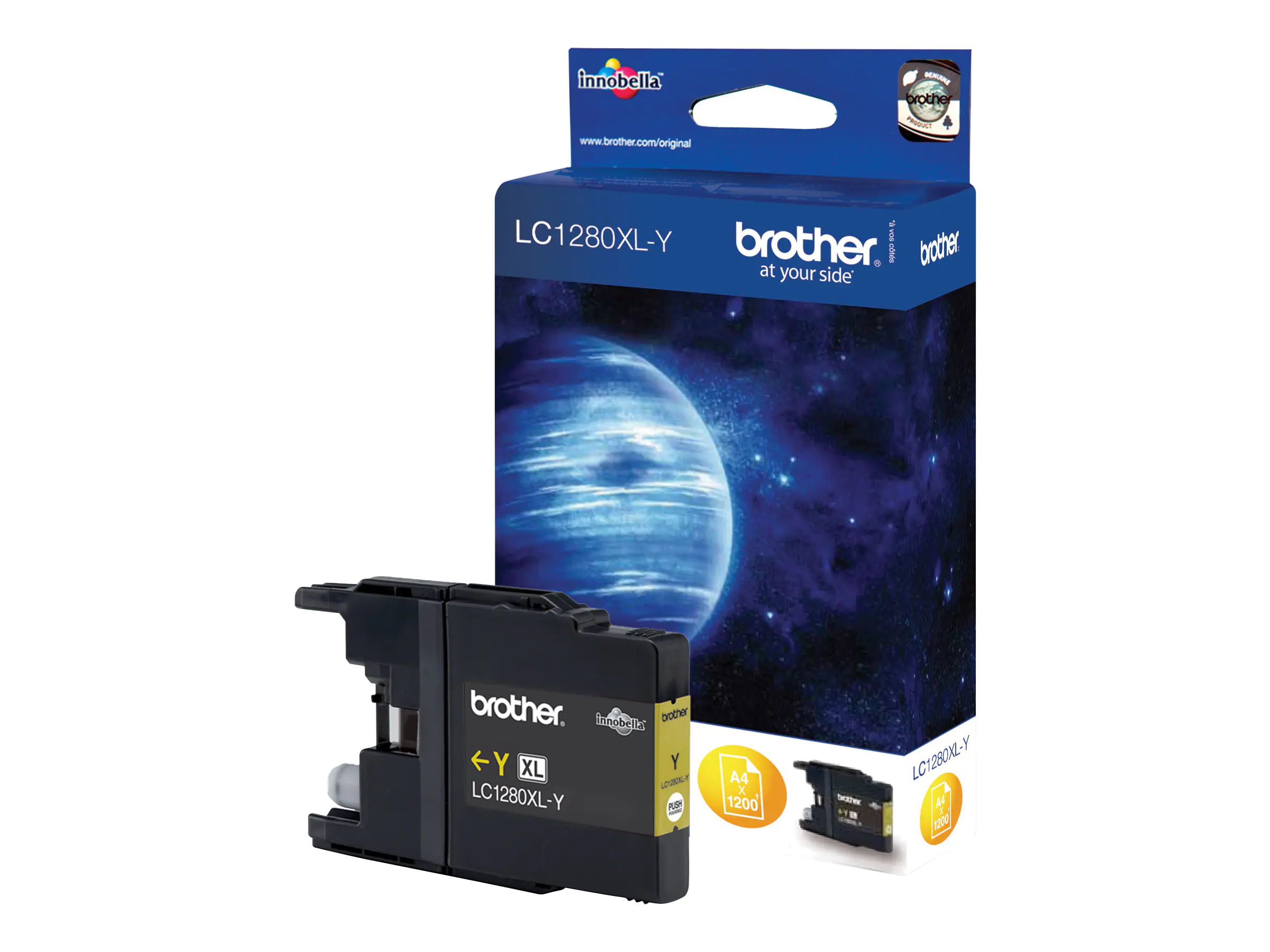 Brother LC1280XLY - Gelb - Original - Tintenpatrone - für Brother MFC-J5910DW, MFC-J6510DW, MFC-J6710DW, MFC-J6910DW