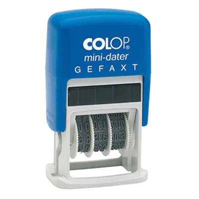 COLOP Datumstempel mini-dater GEFAXT 160/L4 105207 COLOP Datumstempel mini-dater GEFAXT 160/L4 105207