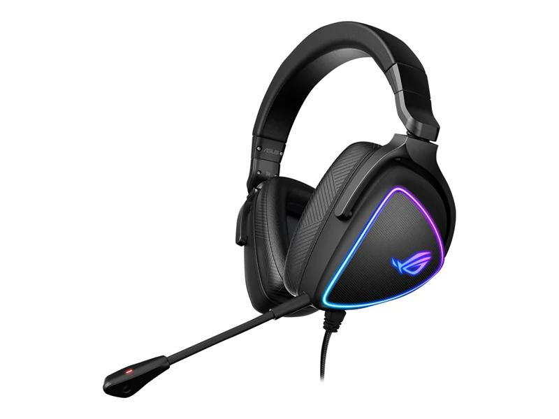 ASUS ROG Delta S - Headset - ohrumschließend - kabelgebunden - USB, USB-C - Schwarz