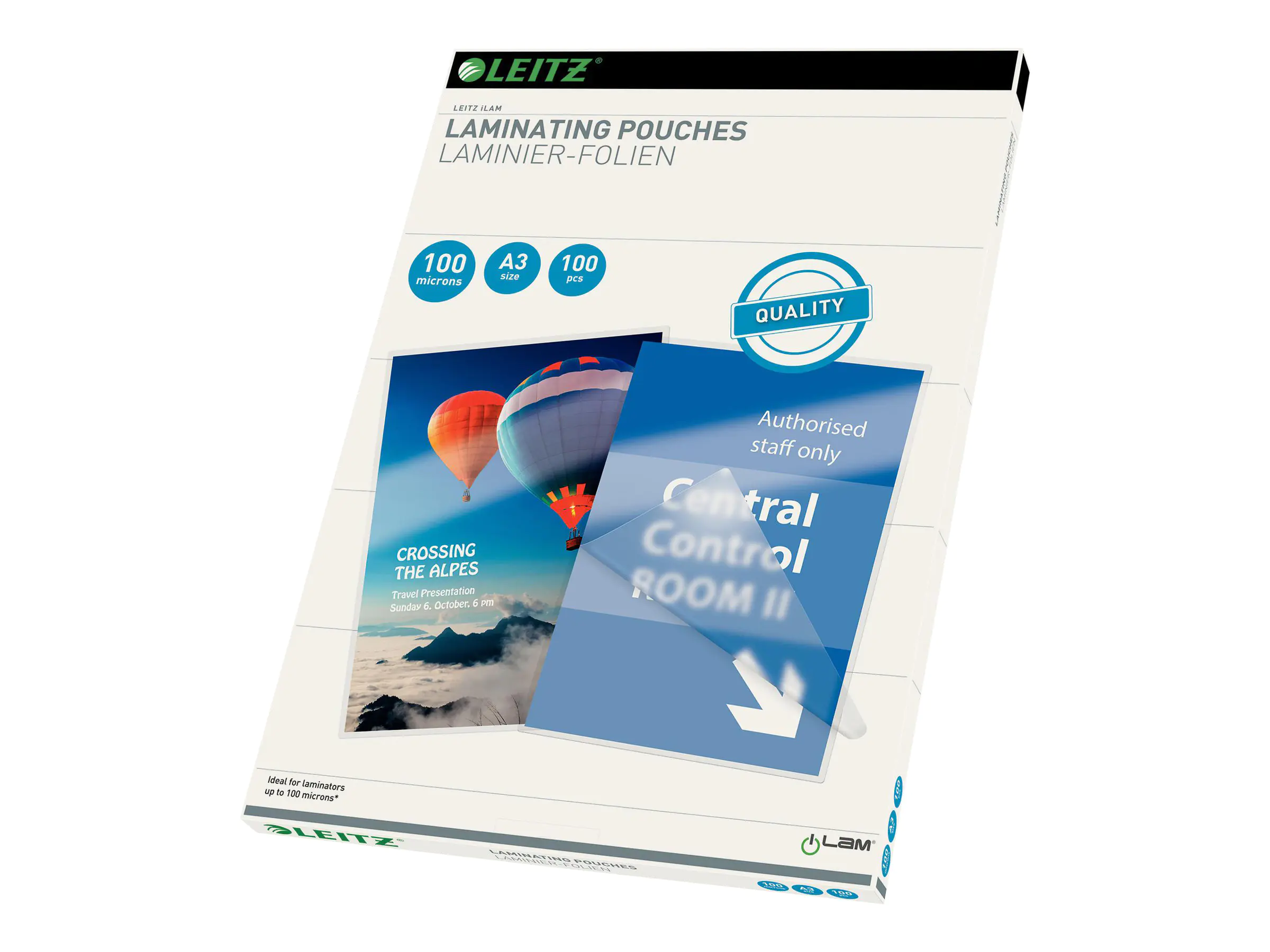 Esselte Leitz 100er-Pack - glänzend - A3 (297 x 420 16919