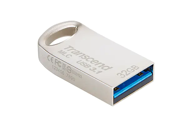 Transcend JetFlash 720 - USB-Flash-Laufwerk - 32 GB - USB 3.1 - Silber