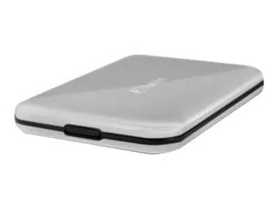 Fantec ALU-25U3 - Speichergehäuse mit Netzanzeige - 2.5" (6.4 cm) - SATA 1.5Gb/s - USB 3.0 - Silber
