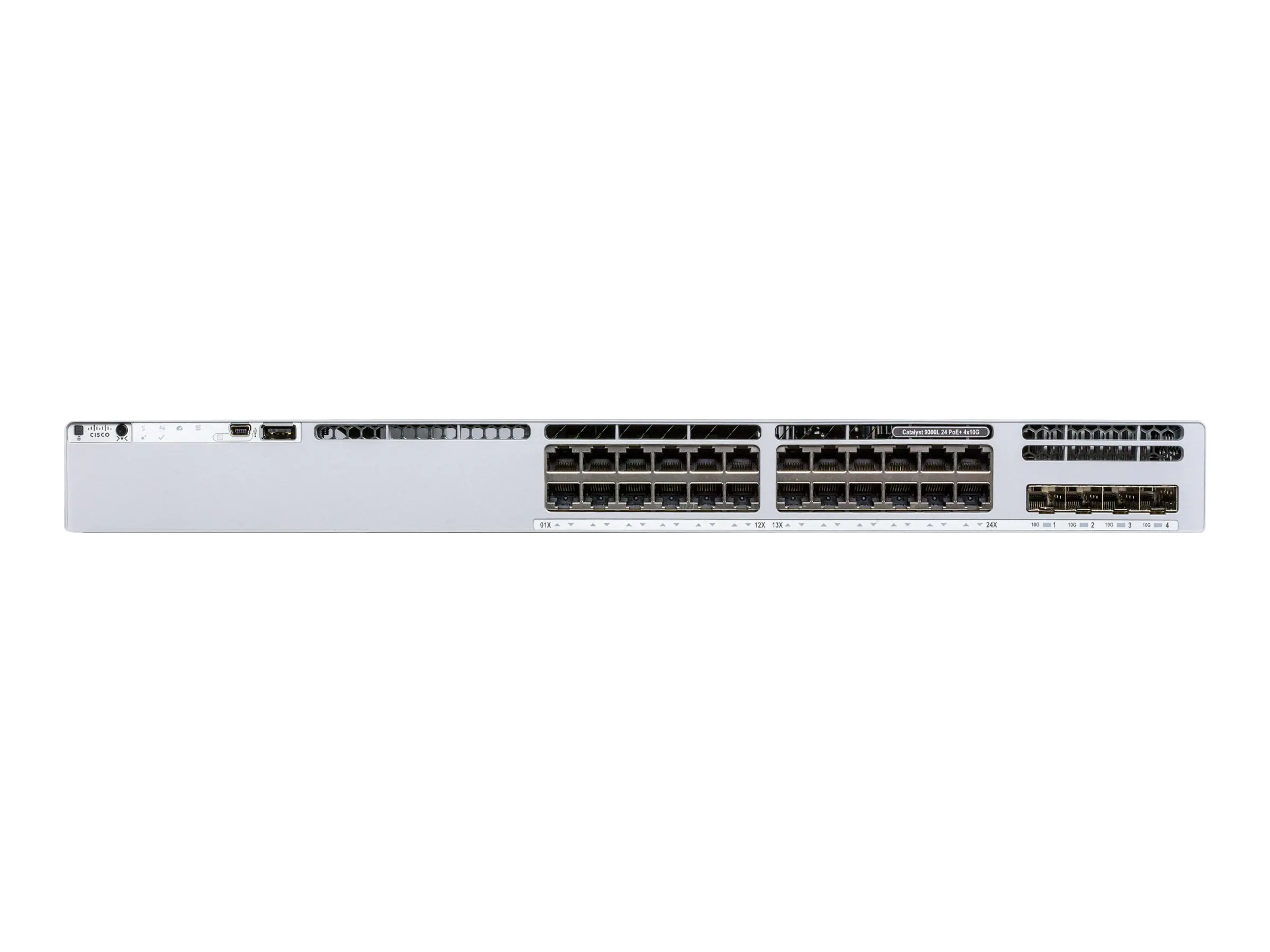 Cisco Catalyst 9300L Mini - Network Advantage - Switch - L3 - managed - 24 x 10/100/1000 (UPOE) C9300LM-24U-4Y-A