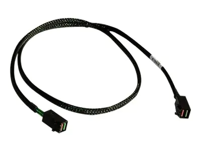 LSI - Internes SAS-Kabel - SAS 12Gbit/s - 4-Lane - 4x Mini SAS HD (SFF-8643) (M) bis 4x Mini SAS HD (SFF-8643) (M) - 1 m