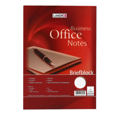 Briefblock A4 WORK 100050264 50Bl kariert Briefblock A4 WORK 100050264 50Bl kariert