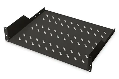 Digitus DN-19 TRAY-2-SW - Rack - Regal - RAL 9005 - 2U - 48.3 cm (19")