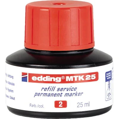 edding Nachfülltusche MTK 25 4-MTK25002 25ml rot edding Nachfülltusche MTK 25 4-MTK25002 25ml rot