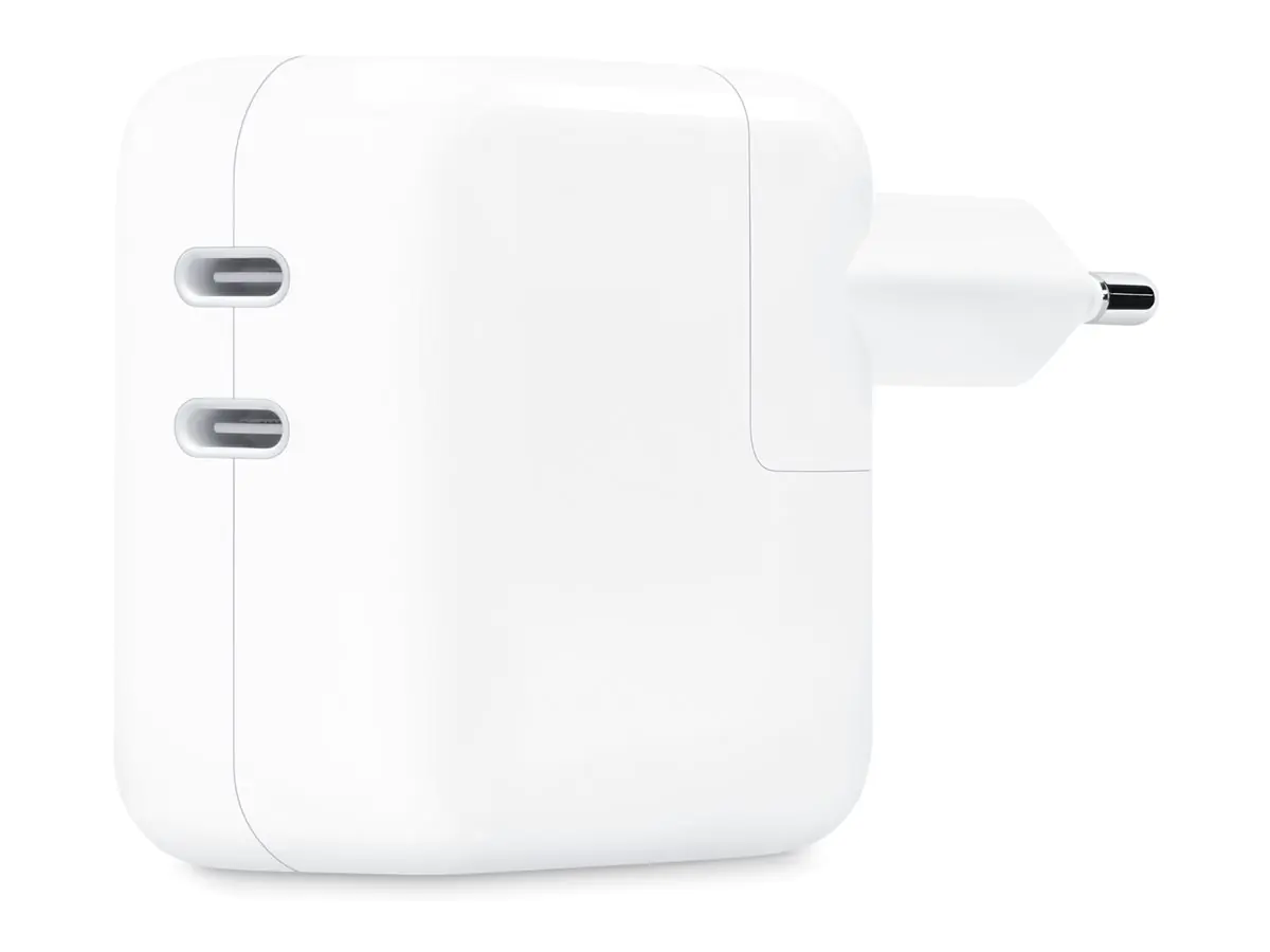 Apple Netzteil - 35 Watt - 2 Ausgabeanschlussstellen (USB-C) MW2K3ZM/A
