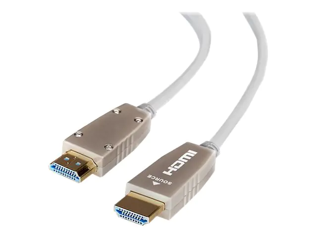 Celexon - HDMI-Kabel - HDMI männlich zu HDMI männlich - 6 m - Glasfaser - weiß - 4K Unterstützung, aktiv