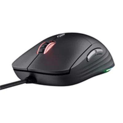Trust GXT 925 Redex II - Maus - leicht, Gaming - Für Rechtshänder - optisch - 6 Tasten - kabelgebunden - USB 2.0 - Schwarz