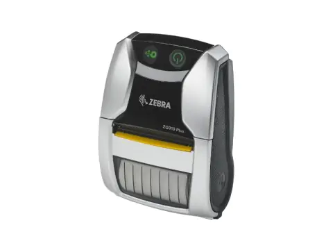 Zebra ZQ300 Series ZQ310 Plus - Belegdrucker - Thermodirekt - Rolle (5,8 cm) - 203 dpi - bis zu 101.6 mm/Sek. - USB 2.0, NFC, Bluetooth 4.0 LE, Wi-Fi(ac) - Abrisskante - Silber, Schwarz