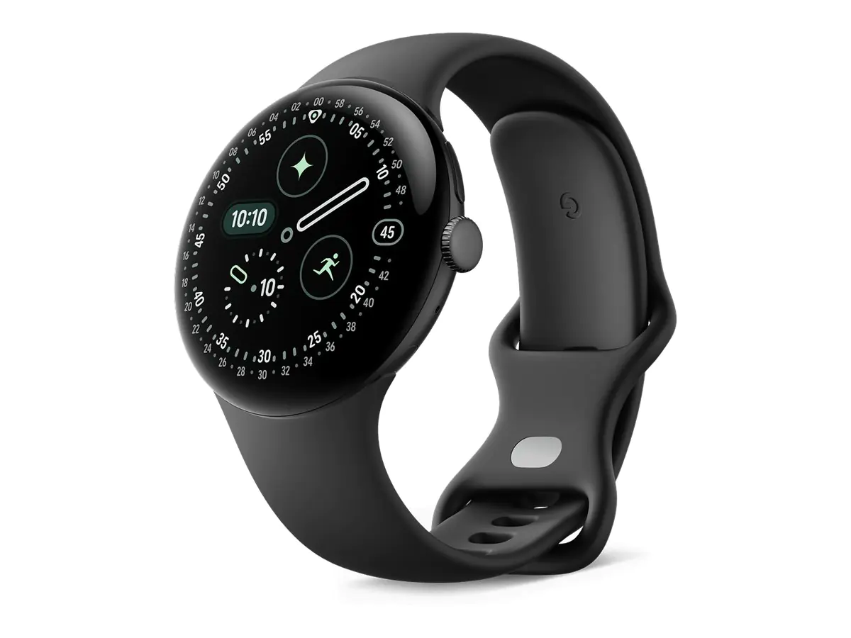 Google Pixel Watch 4 - 45 mm - Aluminium mattschwarz GA09962-EU