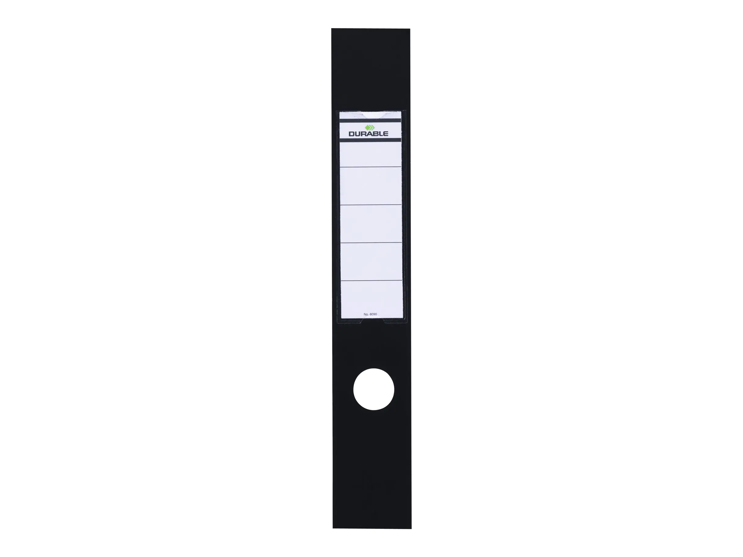 Durable ORDOFIX - Rückenetikett für Aktenordner - Schwarz (Packung mit 10) 8090-01