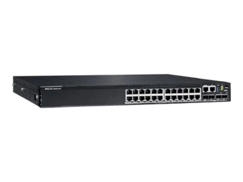Dell PowerSwitch N2224X-ON - Switch - L3 - managed - 24 x 10/100/1000/2.5G + 4 x 25 Gigabit SFP28 - Luftstrom von vorne nach hinten - an Rack montierbar - CAMPUS Smart Value