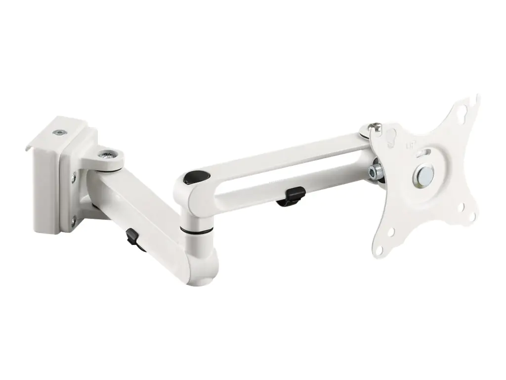 InLine Slatwall - Montagekomponente (Gelenkarm) - für LCD-Display - Stahl - weiß - Bildschirmgröße: 43.2-81.3 cm (17"-32")