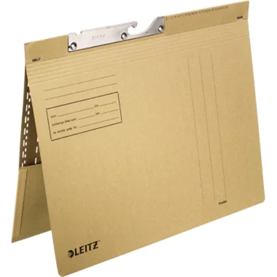 Leitz Pendelhefter DIN A4 250g/m² kaufmännische Heftung ohne Organisationsaufdruck Natronkarton, recycelt naturbraun 50 St./Pack. Leitz Pendelhefter DIN A4 250g/m² kaufmännische Heftung ohne Organisationsaufdruck Natronkarton, recycelt naturbraun 50 St./Pack.