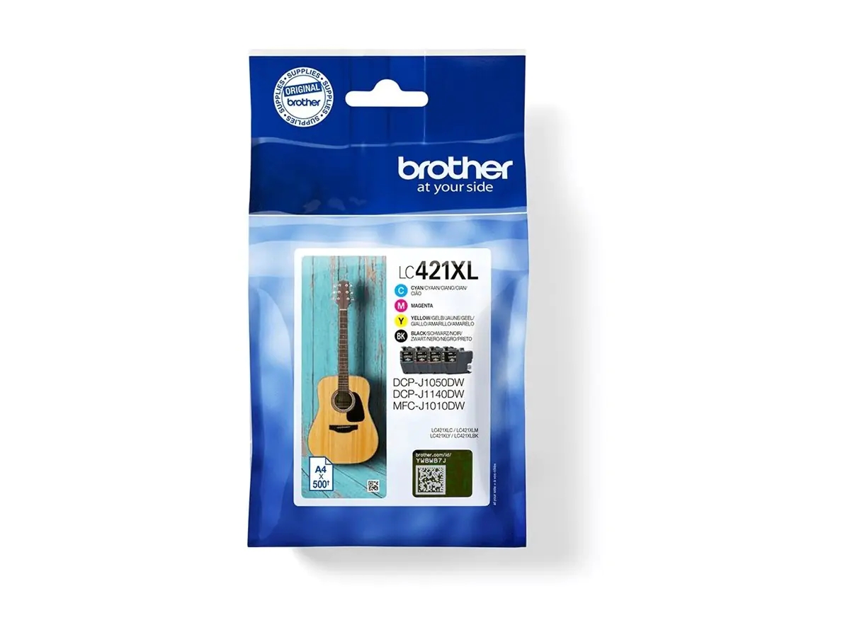 Brother LC421XL - 4er-Pack - XL - Schwarz, Gelb LC421XLVAL