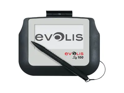 Evolis Signature 100 - Unterschriften-Terminal mit LCD Anzeige - 4.7 x 9.5 cm - kabelgebunden - USB Evolis Signature 100 - Unterschriften-Terminal mit LCD Anzeige - 4.7 x 9.5 cm - kabelgebunden - USB