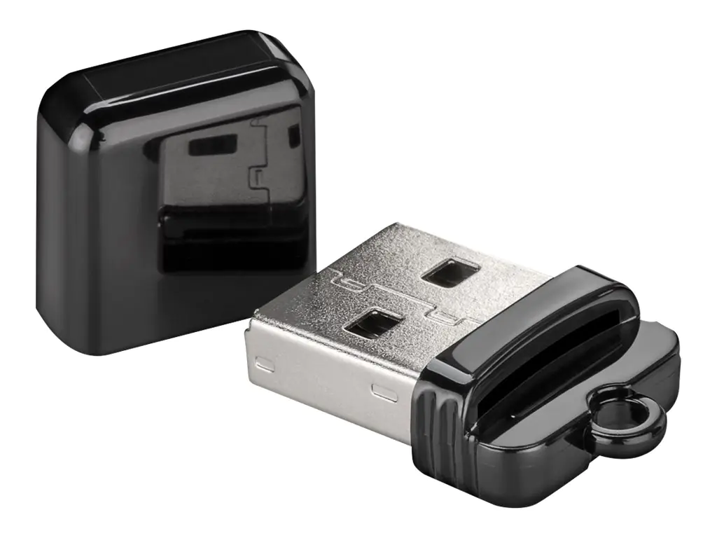 goobay - Kartenleser (microSD, microSDHC) - USB 2.0