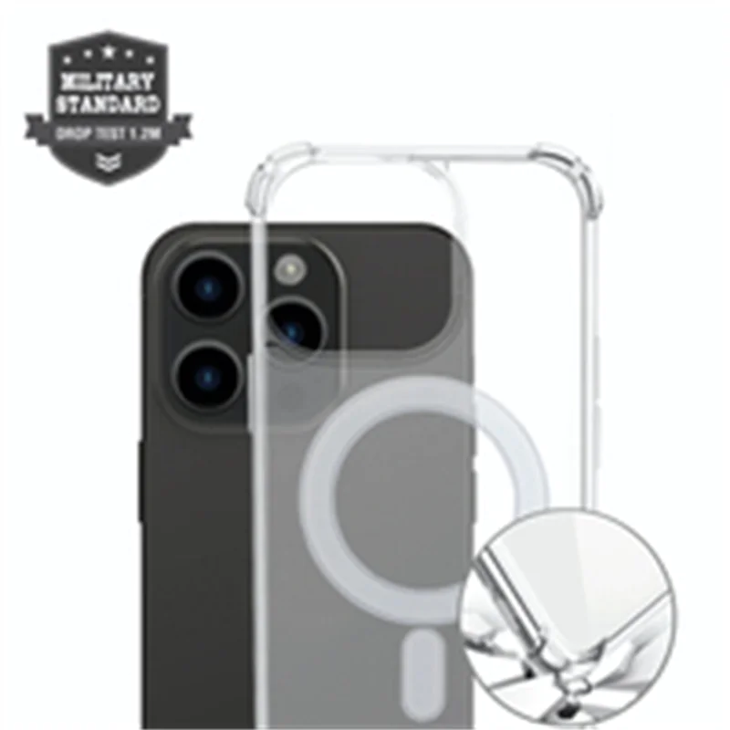 4smarts Hybrid Case Ibiza iPhone 15 Plus MagSafe Transparent - (Schutz-)hülle 540590