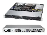 Supermicro SC813M FTQC-505CB - Rack-Montage - 1U - ATX - SATA/SAS - Hot-Swap 500 Watt - Schwarz