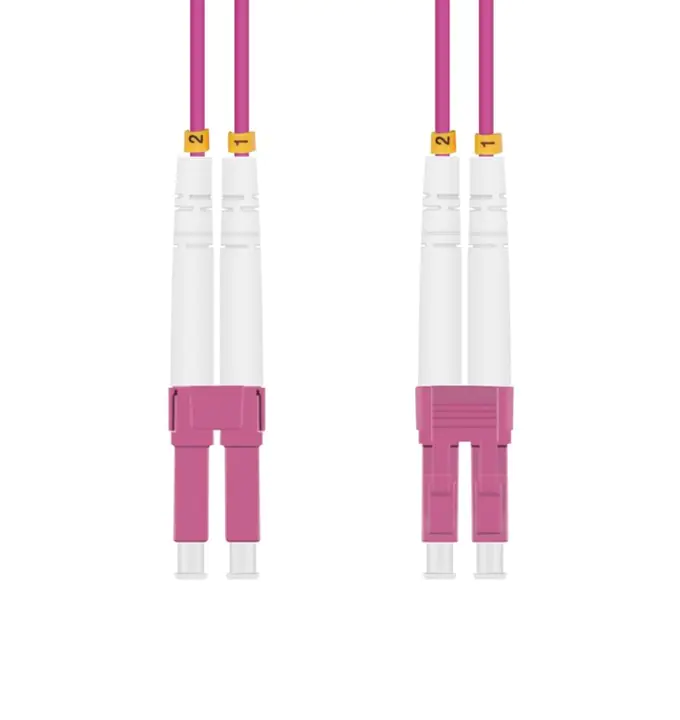 Bayko LWL Patchkabel LC/LC Duplex 50/125µm OM4 erikaviolett 1m Bayko LWL Patchkabel LC/LC Duplex 50/125µm OM4 erikaviolett 1m