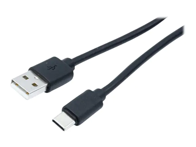 exertis Connect - USB-Kabel - USB (M) zu 24 pin USB-C (M) - USB 2.0 - 3 A - 2 m - Schwarz