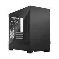 Fractal Design Pop Mini Silent - Tower - micro ATX - Seitenteil mit Fenster (gehärtetes Glas) - keine Spannungsversorgung (ATX) - Black TG Light Tint - USB/Audio - für Fractal Design Model D, Type D